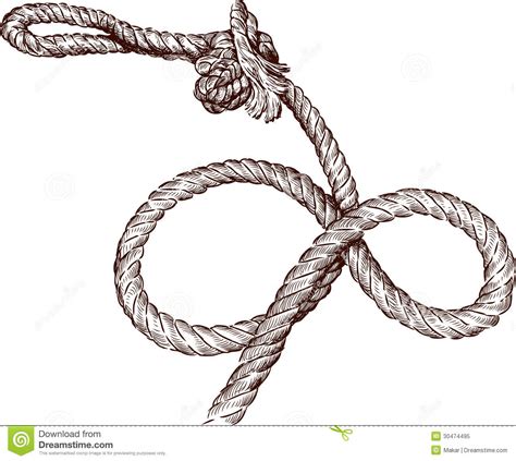 Twisted Rope Stock Vector Illustration Of Knot Twisted 30474495