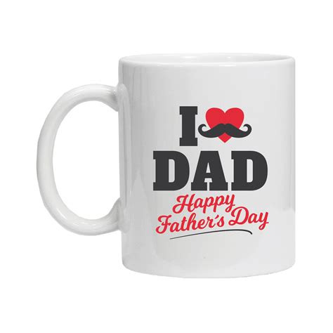 I Love Dad Happy Fathers Day Mug Le And Tonic