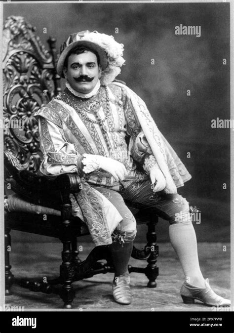 The Italian Opera Singer Tenore Enrico Caruso Napoli 1873 1921 In