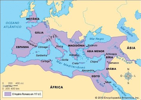 Mediterrâneo Roma Antiga Império Romano Mapa Do Império Romano