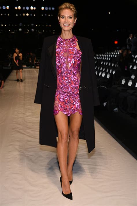 Heidi Klum Project Runway Spring 2015 Fashion Show In New York City
