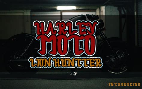 Harley Moto Windows Font Free For Personal