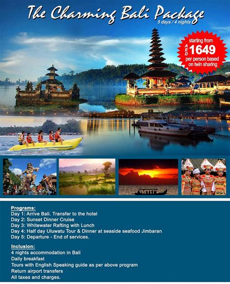 Bali Package 5 Days 4 Nights Indonesia Tourist Place