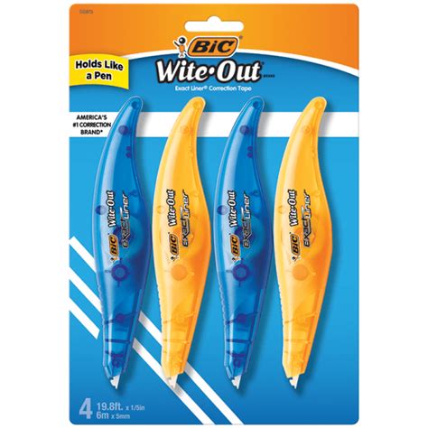 Bic Wite Out Exact Liner Correction Tape 15 Line Coverage 236