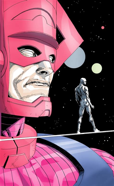 Alexhchung Galactus And Silver Surfer By Benjamin Tiesma Heros Comics