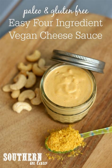 Recipe 4 Ingredient Vegan Cheese Sauce Paleo And Nut Free Option
