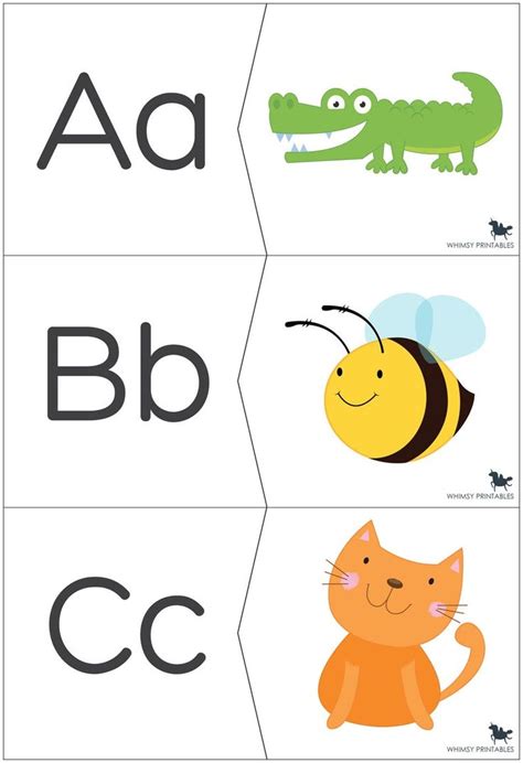 Letter Matching Alphabet Cards Printable