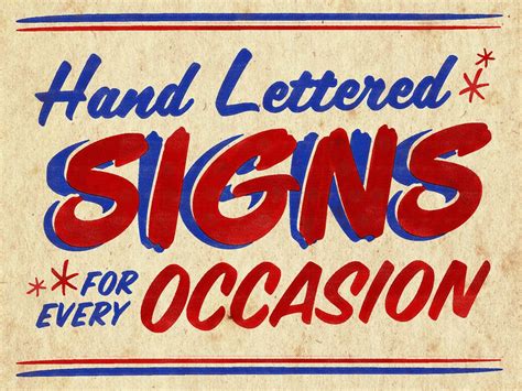 Hand Lettered Signs Sign Painting Lettering Hand Painted Signs