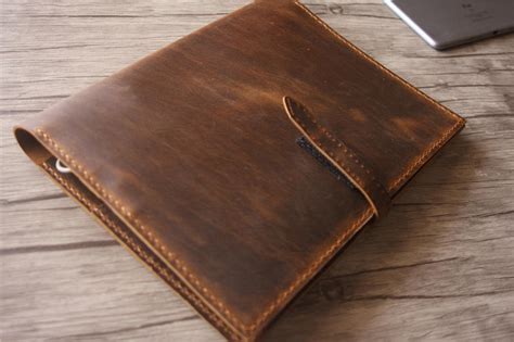 Leather Portfolio Engraved A4 Padfolio Book Leather Planner Etsy