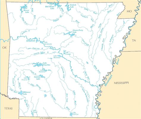 Arkansas River Map Large Printable And Standard Map Whatsanswer