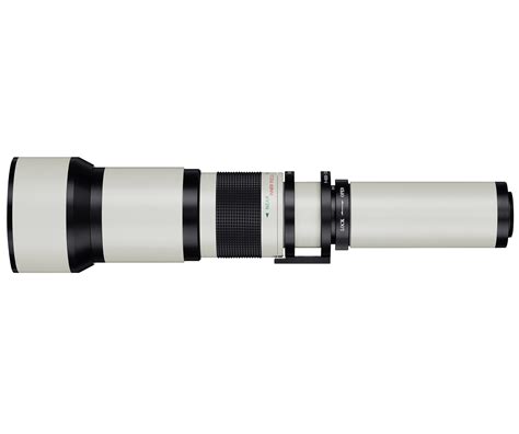 650 1300mm F80 16 Super Telephoto Manual Zoom Lens T2 Adapter For