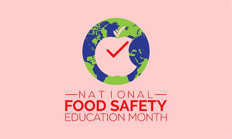 National Food Safety Education Month Banner Poster Karte