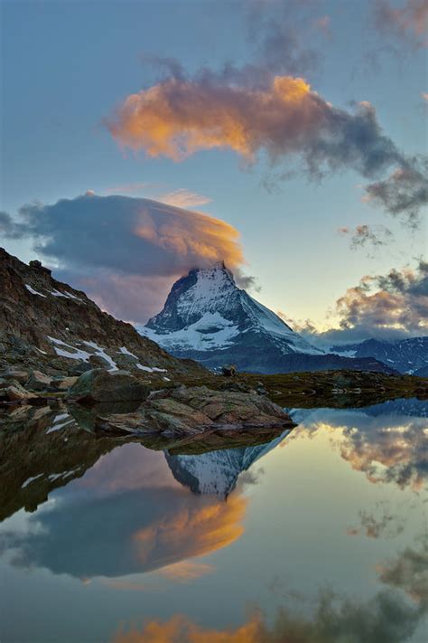 Cervin Matterhorn Sunset Photograph By © Lostin4tune Cedrik Strahm