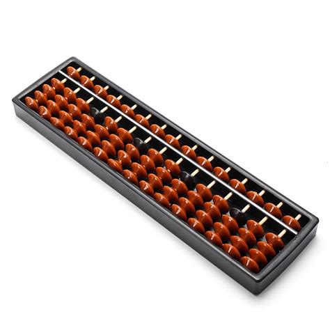 2018Chinese Abacus 15 Digits Abacus Soroban Beads Column Kid School Learning Aid Tool Math ...