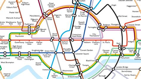 New London Tube Map Goes Round In Circles Itv News