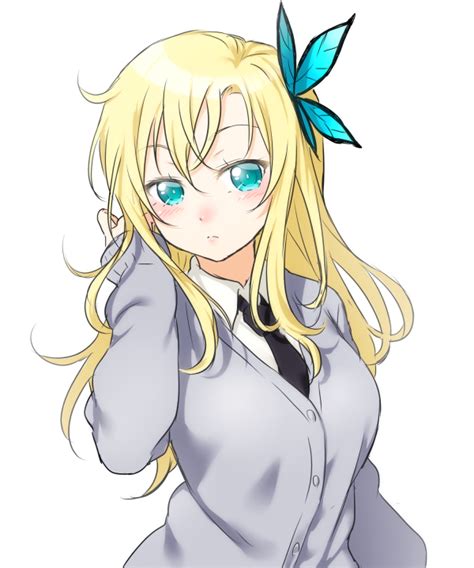 Safebooru 1girl Blonde Hair Blue Eyes Blush Boku Wa Tomodachi Ga