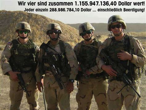 Ein US-Soldatenleben kostet 288.986.784,10 $, Araber kaufen Weltpolizei