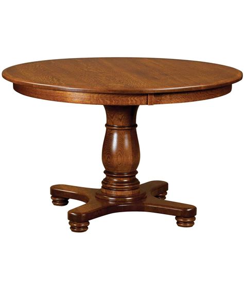 Mason Single Pedestal Dining Table Amish Direct Furniture