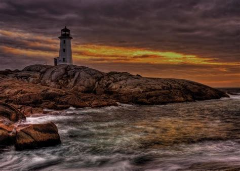 Another Fine Sunset At Peggys Cove Lighthouse 2 Photograph By Hany J