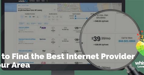How To Find The Best Internet Provider In Your Area Whistleout