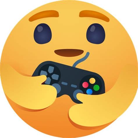 Care Emoji With Video Game Cute Care Emoji With Gaming Controller