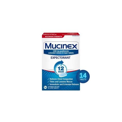 Mucinex Maximum Strength 1200 Mg 12 Tabs Martin S