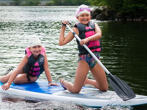 Boating And Canoeing At Summer Camp Point Opines Girls Camp