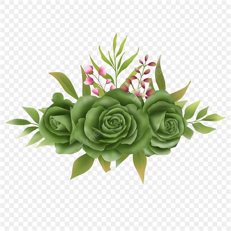 Green Rose Png Vector Psd And Clipart With Transparent Background