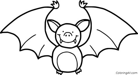 Bat Coloring Pages 47 Free Printables Coloringall