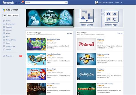 Facebook App Center Hands On Big Games Bubble To The Top Small Guys