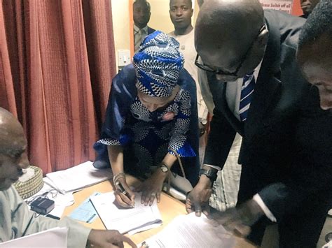 Amaechi, hadiza usman inspect apapa seaport, quay rail tracks. PHOTOS: NPA MD Hadiza Usman in court over defamatory ...