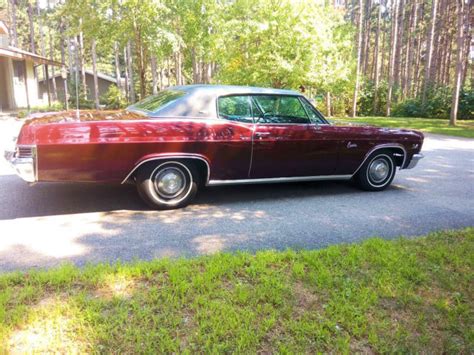 Chevrolet Caprice Coupe 1966 Madeira Maroon For Sale 166476l116042
