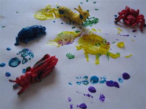 Bug Painting For All Ages No Time For Flash Cards Bugs Preschool