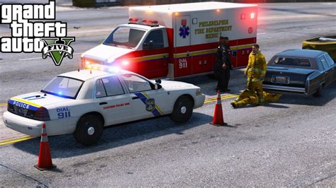 Gta 5 Rescue Mod Day 35 Play As A Paramedic Mod Philadelphia Fire