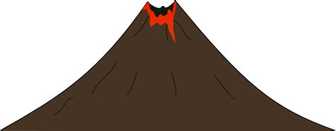 Volcano Png Transparent Image Download Size 600x235px