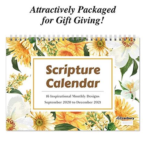 Standing Bible Verse Desk Calendar 2021 Desktop Scripture Calendar On