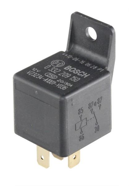 Bosch 0332209150 12 V 30 Amp Male 5 Pin Terminal Relay Car Wiring