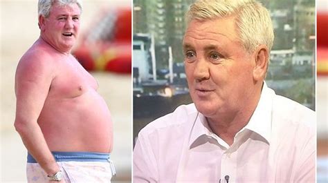 steve bruce is half the man he used to be potential aston villa boss has lost a lot of weight