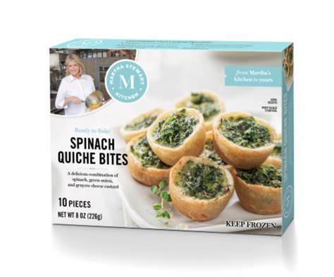 Martha Stewart Spinach Quiche Bites 10 Ct 8 Oz Fred Meyer