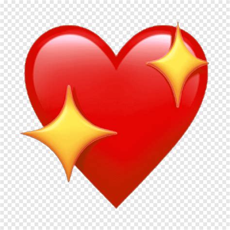 Iphone X Apple Color Emoji Ios Heart ، Emoji الحب القلب Png