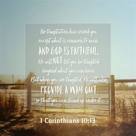 1 Corinthians 1013 Daily Verse Kcis 630