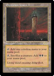 29% of 1671 decks +20% synergy. Phyrexian Tower - Land - Cards - MTG Salvation