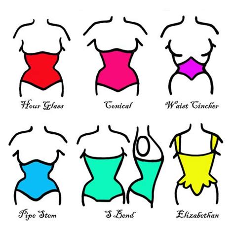 What Are The Different Corset Waist Shapes Corset Training