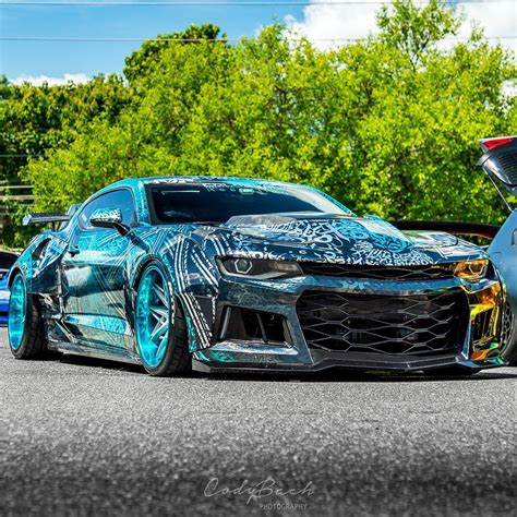 Sick Wrap But Why On A Camaro Wrapped By Colossal Restyling 📸