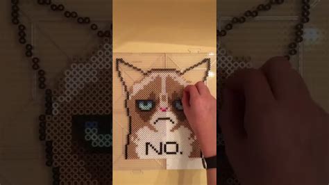Perler Bead Grumpy Cat YouTube