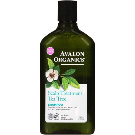 Avalon Organics Scalp Treatment Tea Tree Shampoo Fl Oz Walmart Com