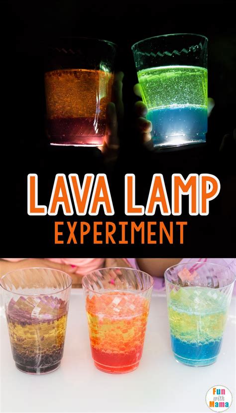 How To Make A Lava Lamp Experiment Fun With Mama