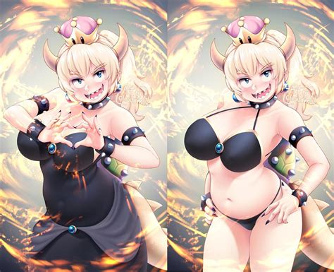 chubby thicc bowsette needs more love bowsette know your meme