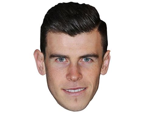 Cardboard Cutout Celebrity Gareth Bale Mask