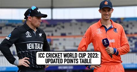 Icc Cricket World Cup 2023 Points Table Most Runs Most Wickets After